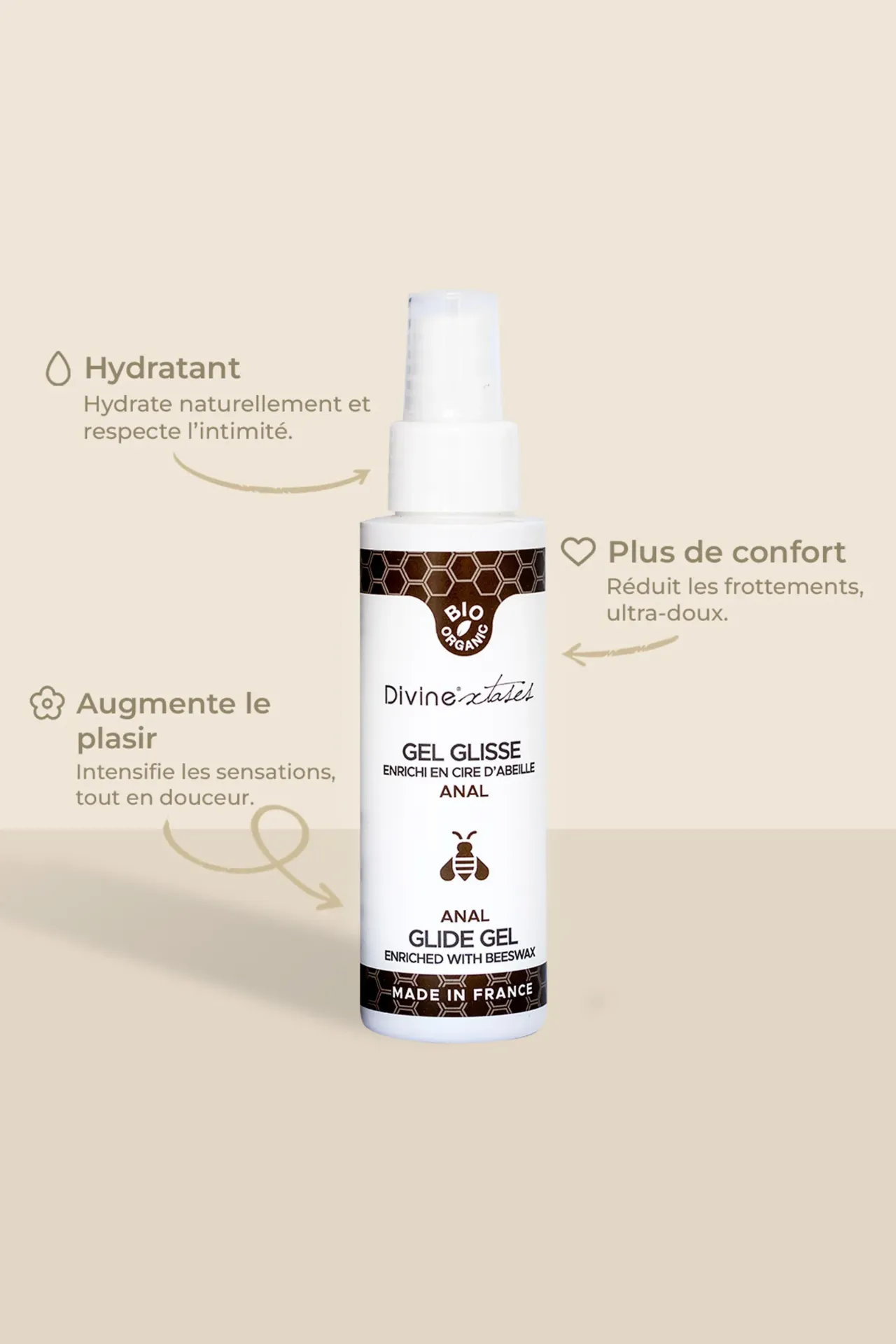 [805062] Gel Glisse - Lubrifiant Anal 100% BIO - 100ML
