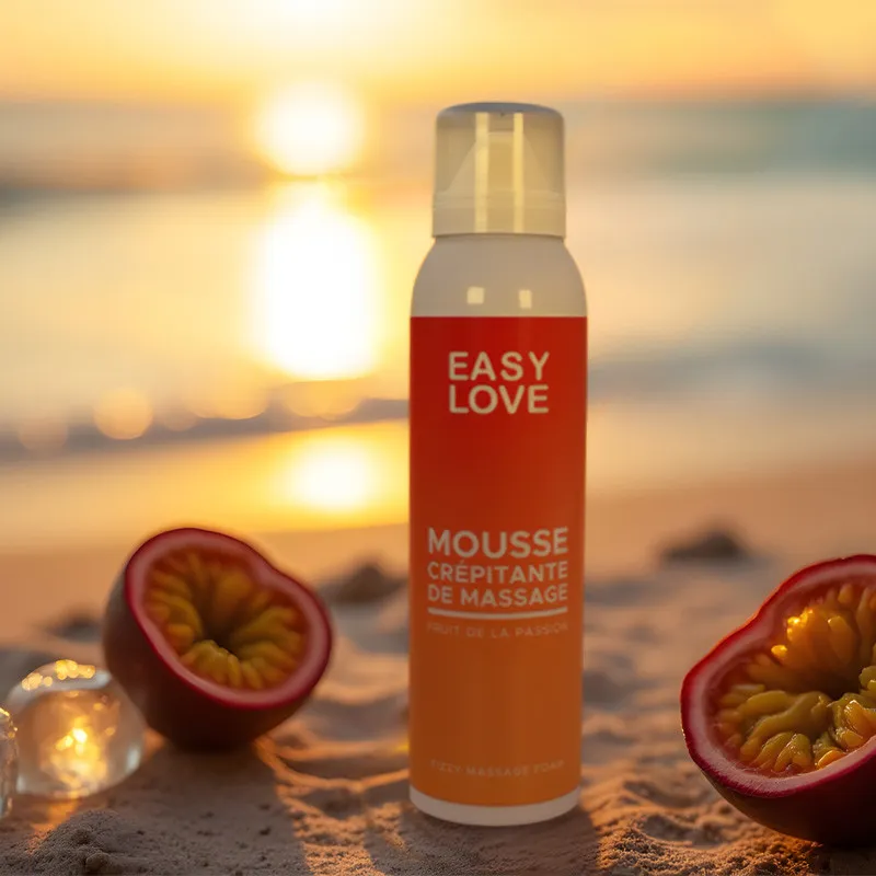 [EL045] Mousse de massage Crépitante Fruit de la Passion 150mL