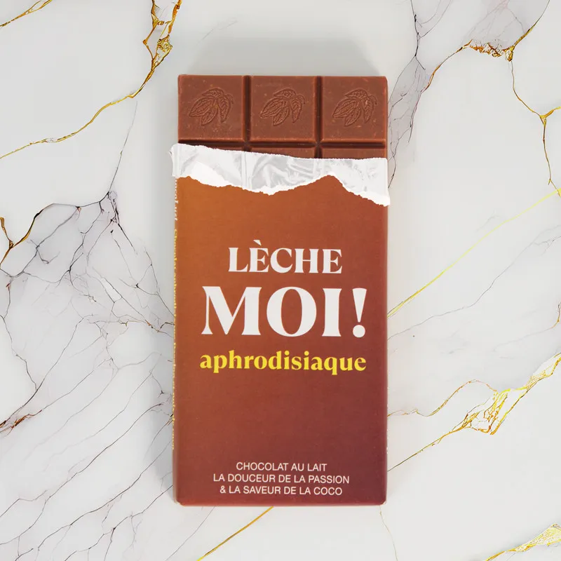 [CL002] Lèche Moi ! Chocolat Lait 41 % - Passion et Coco