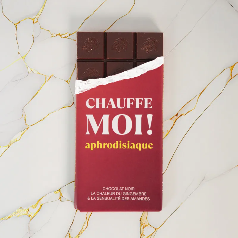 [CL003] Chauffe Moi! Chocolat Noir 70% - Gingembre et Amandes