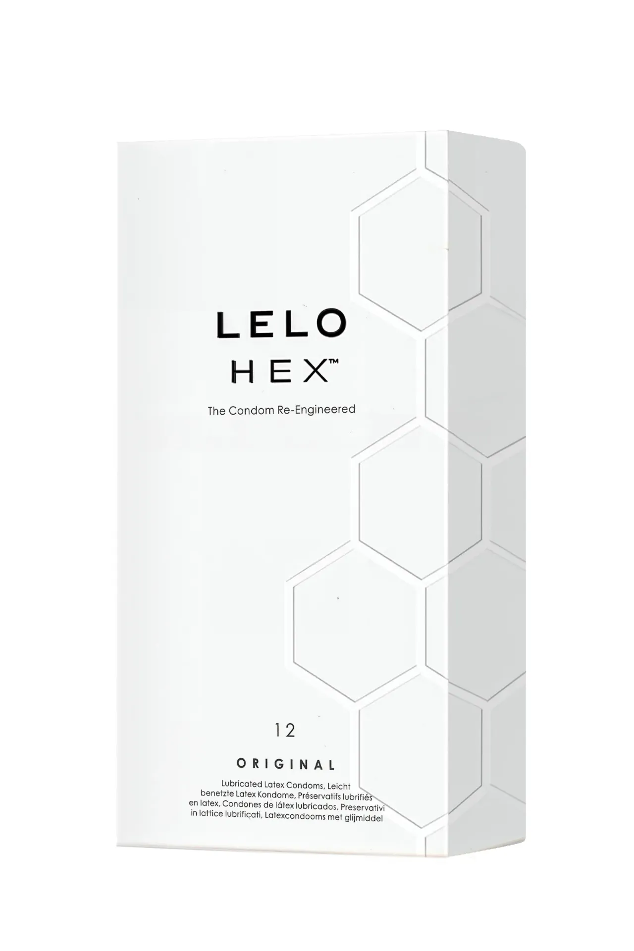 [517092] Lelo Hex, 12 préservatifs en latex lubrifiés