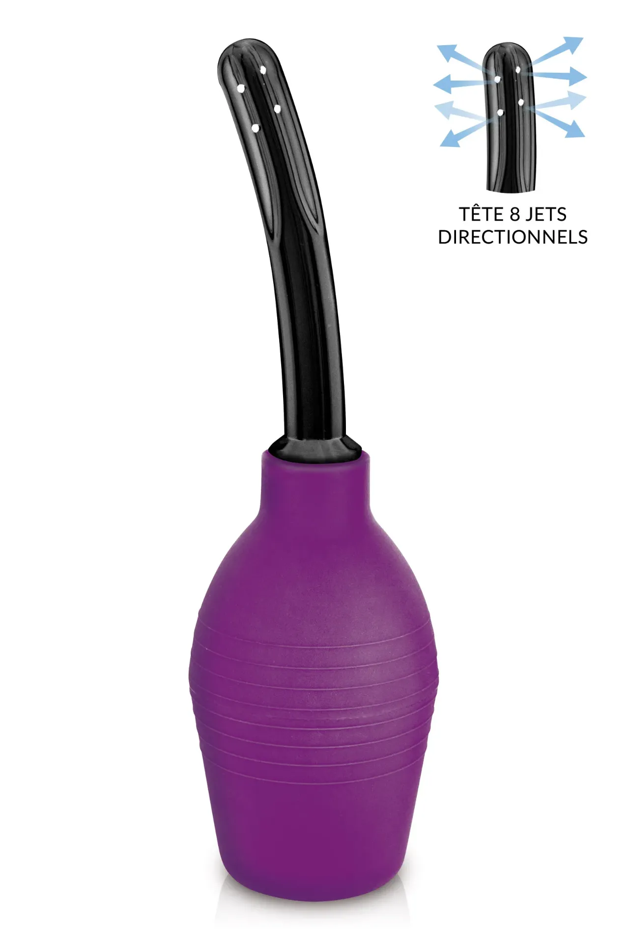 [571014] Poire à lavement P2 multi jets 310ml violet