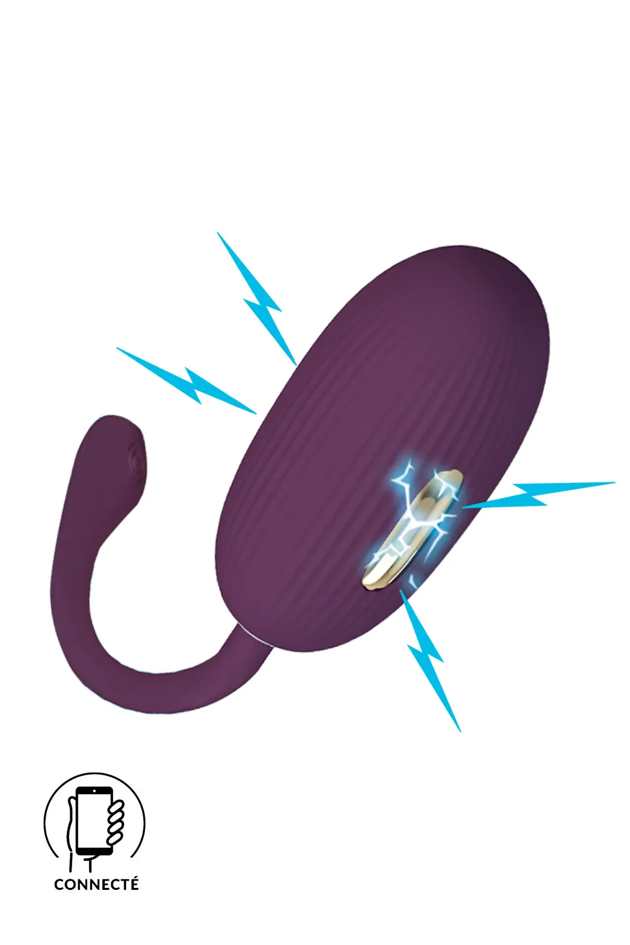 [530511020120] Doreen, oeuf vibrant connecté avec électro stimulation