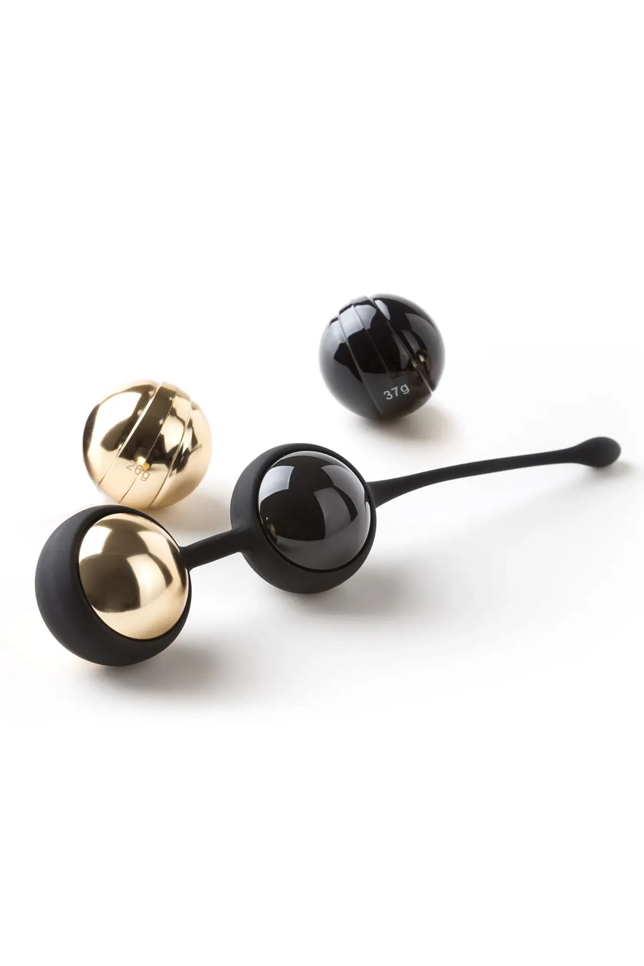 [501151] Danaë Kegel Balls, set de boules de Geisha noir et or