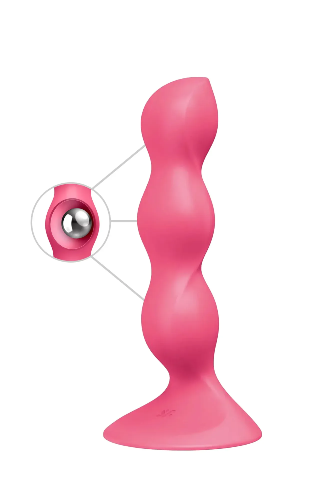 [597420005020] Satisfyer Triple Ball-R - Gode à boules lestées